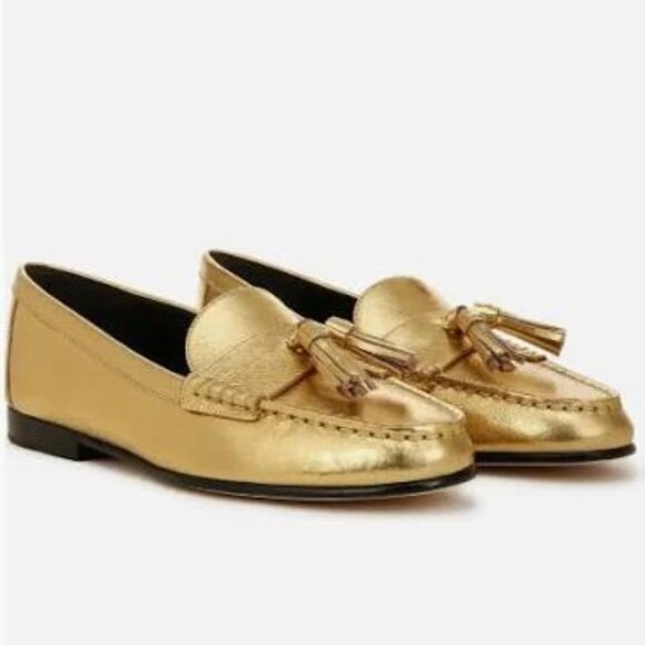 Veronica Beard Gold Tassel Loafer NEW Size 7 NWT - Picture 3 of 16